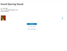 Tablet Screenshot of opening.defloralgallery.com